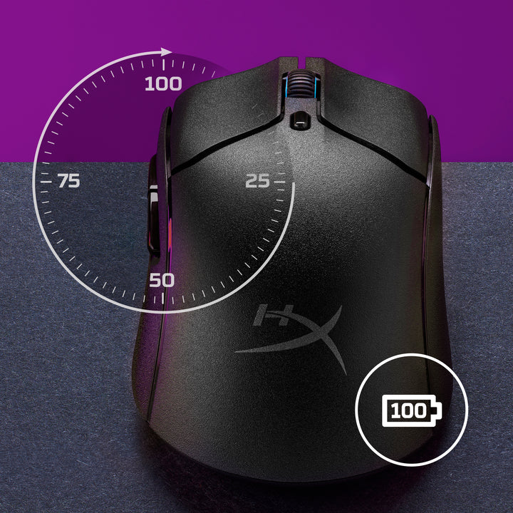 HyperX Pulsefire Haste 2 Wireless Gaming Mouse OPEN BOX with Up to 100 hours of battery life 13 kf 1 hyperx pulsefire haste 2 wireless gaming