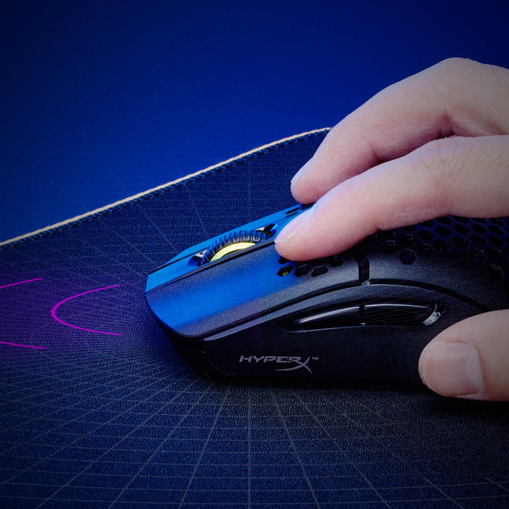 HyperX Pulsefire Haste Wireless Gaming Mouse OPEN BOX Light Weight 2.4 GHz wireless with up to 100 hour battery life 14 kf 1 hyperx pulsefire haste