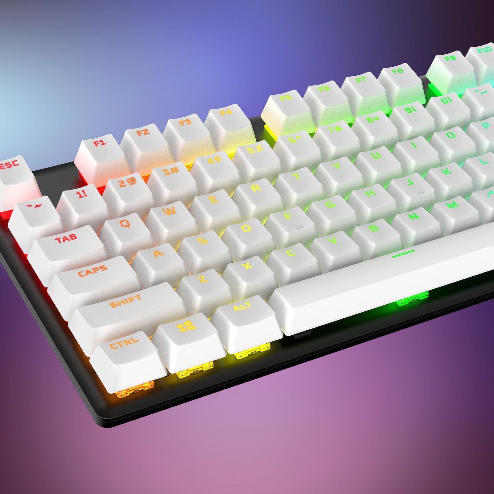 Signature HyperX shine-through font