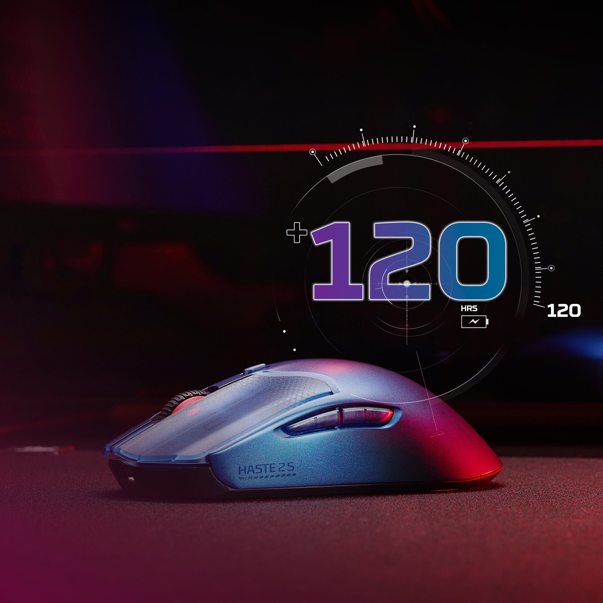 Always Ready with up-to 120 Hours of Battery Life
