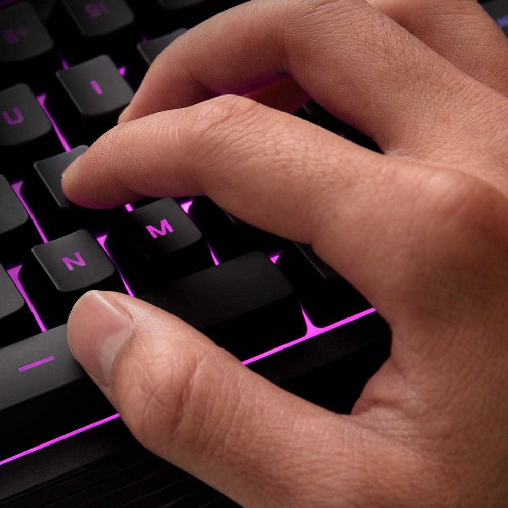 Quiet, responsive keys with anti-ghosting functionality
