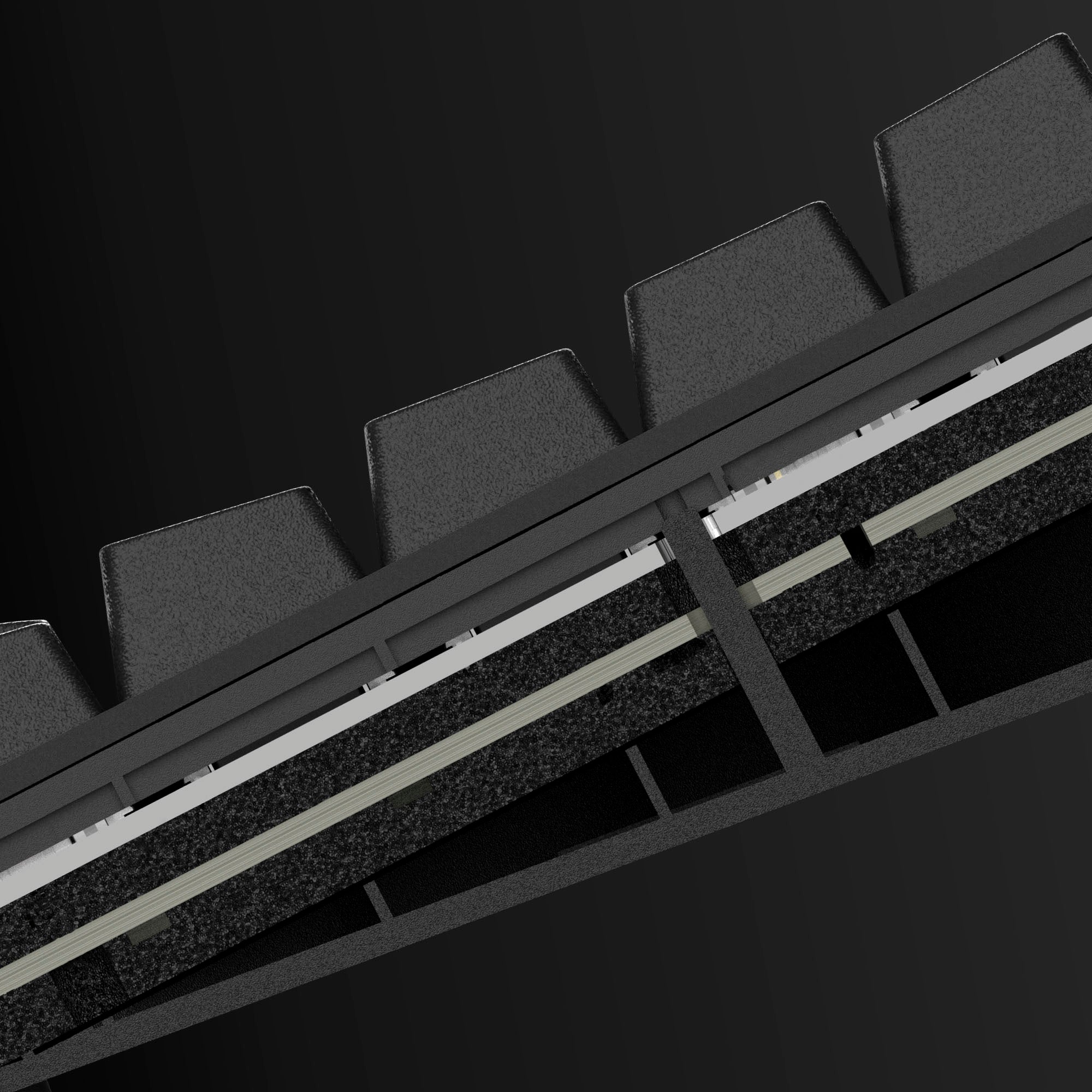 Gasket mounted keyboard
