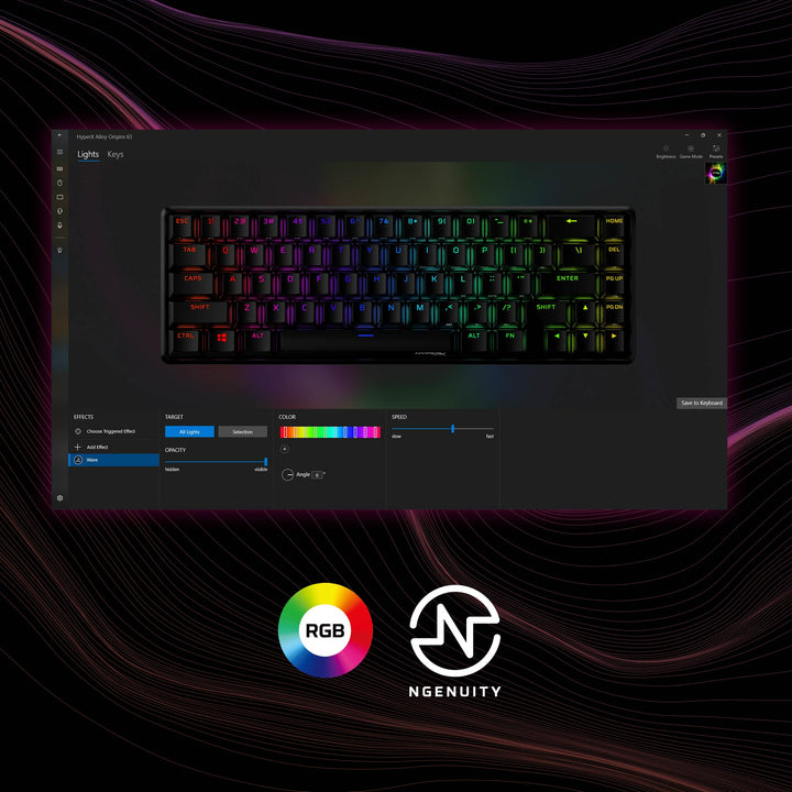 HyperX Alloy Origins 65 Mechanical Gaming Keyboard OPEN BOX 65% Mechanical Wired Gaming Keyboard 19 kf 6 hyperx alloy origins