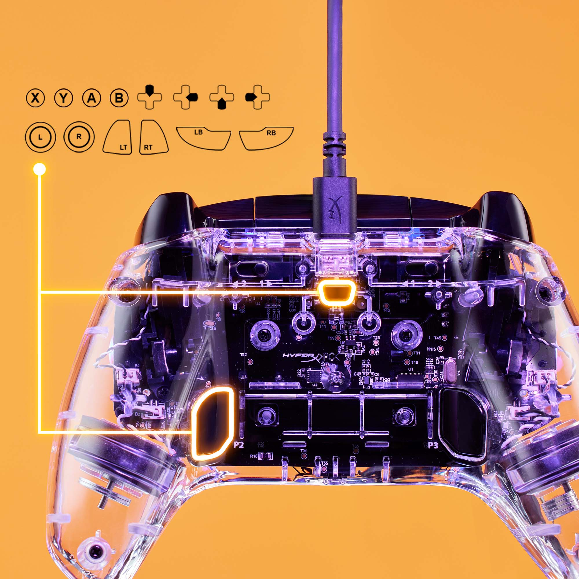 Gain the advantage with programmable buttons.