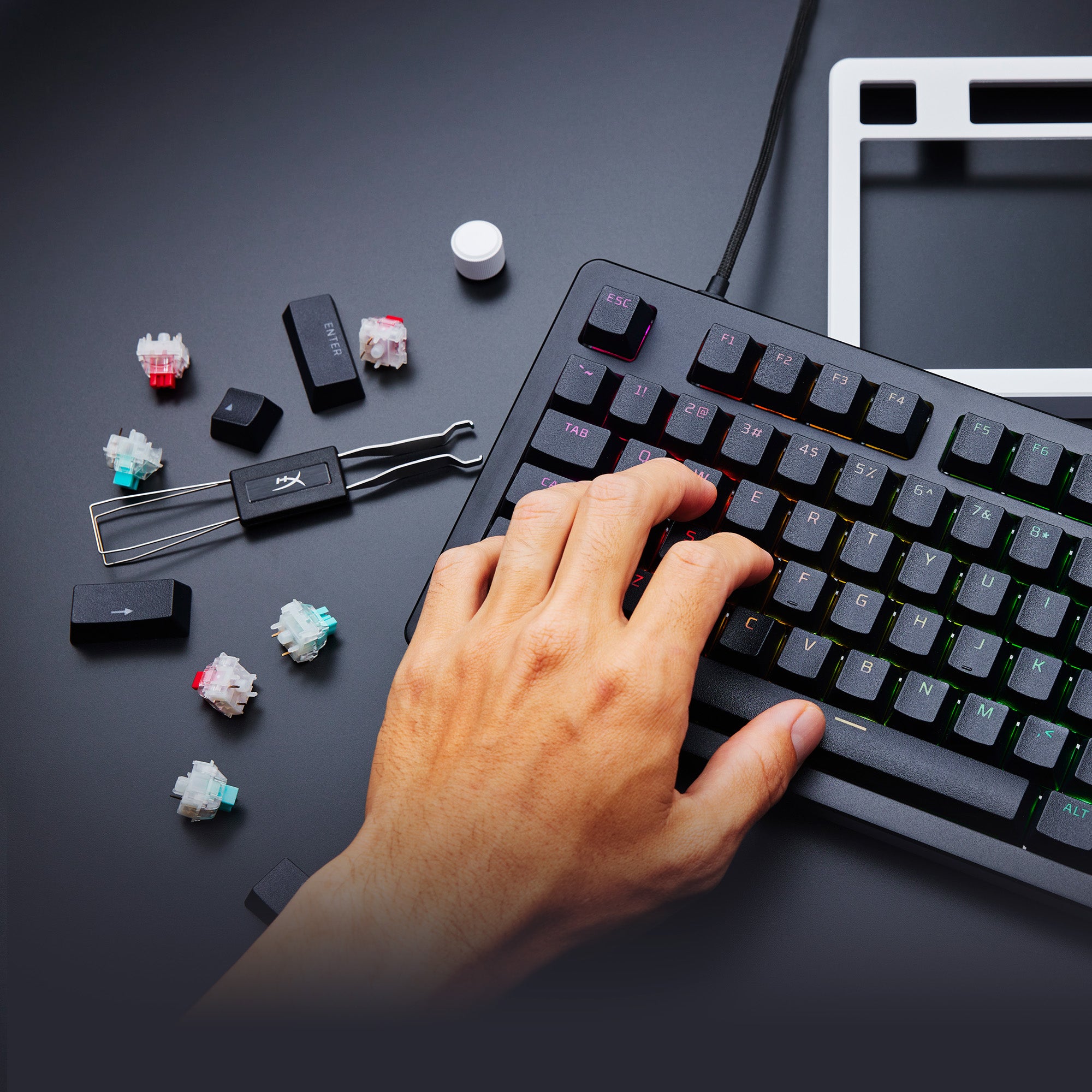 Rated for up to 80 million keypresses.