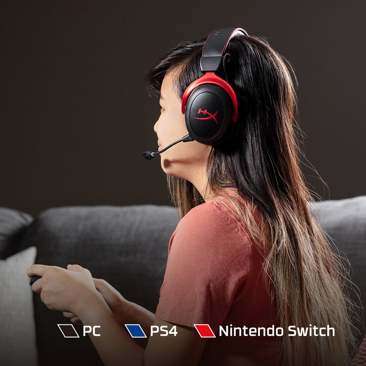 HyperX Cloud 2 Wireless Gaming Headset With HiFi DTS-X Sound Microphone Gaming Headphone For PC PS4 PS5 OPEN BOX 19 kf 8 hyperx cloud ii