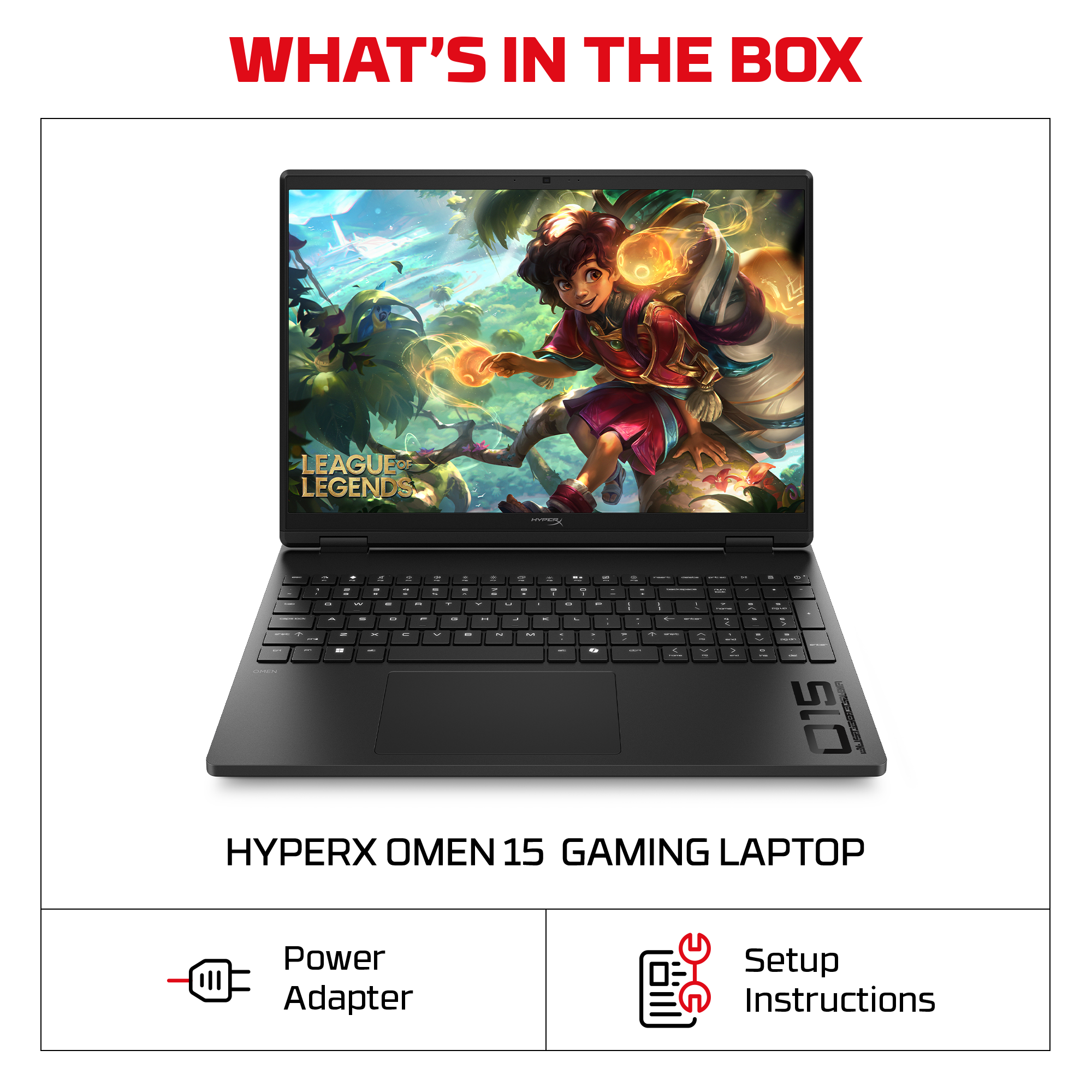 HyperX OMEN 15 inch Gaming Laptop PC 15-gb0261nr - 06