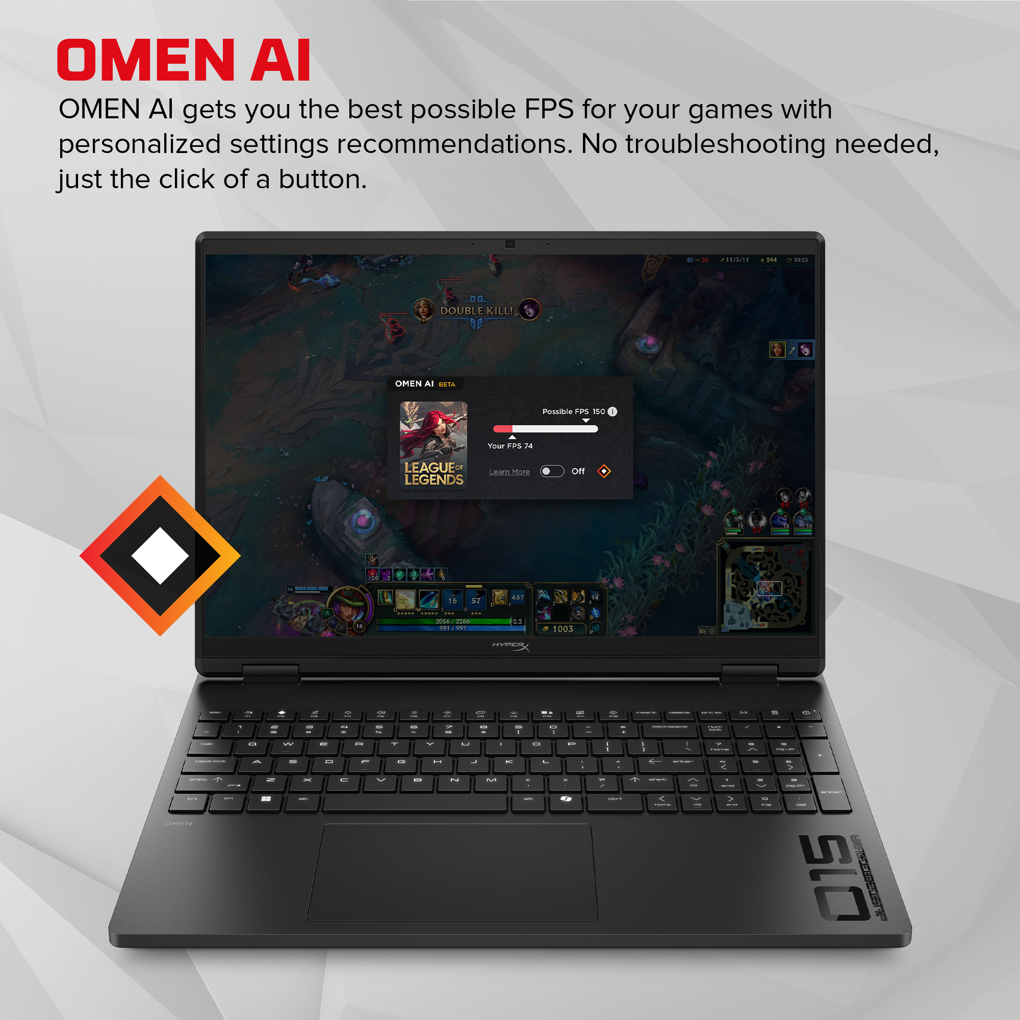 HyperX OMEN 15 inch Gaming Laptop PC 15-gb0261nr - 04