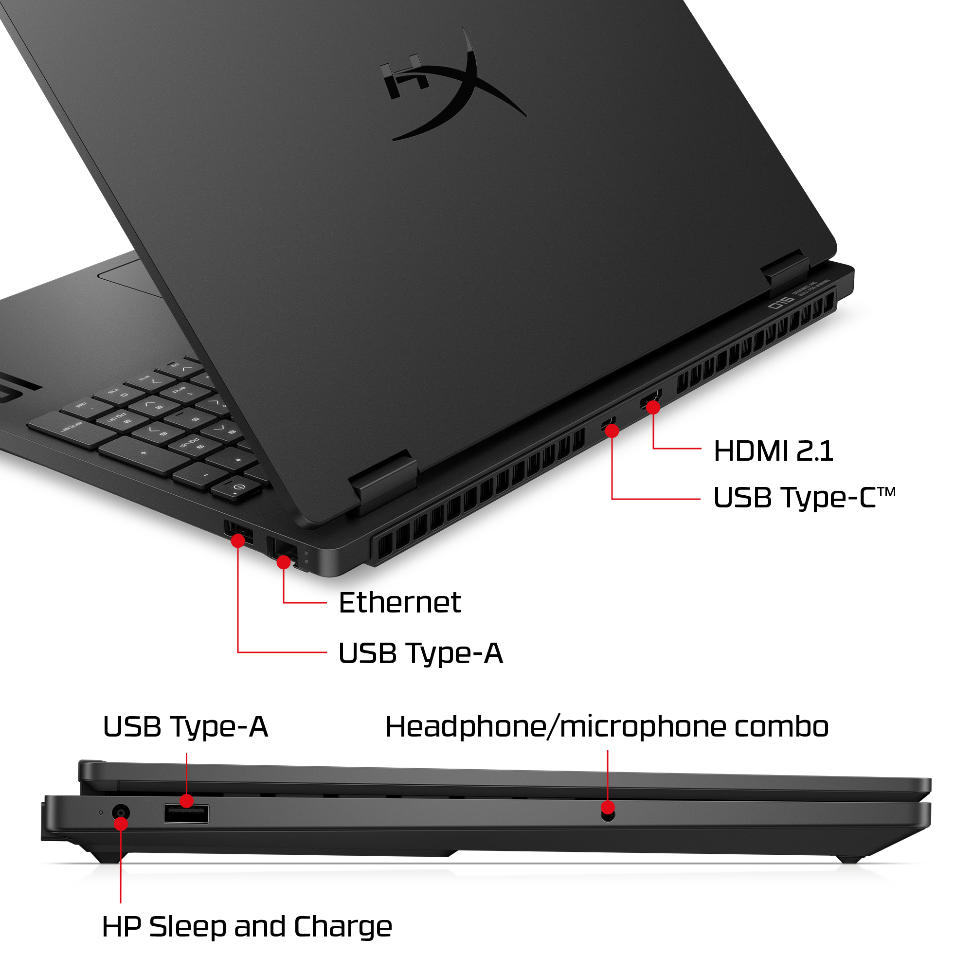 HyperX OMEN 15 inch Gaming Laptop PC 15-gb0261nr - 07