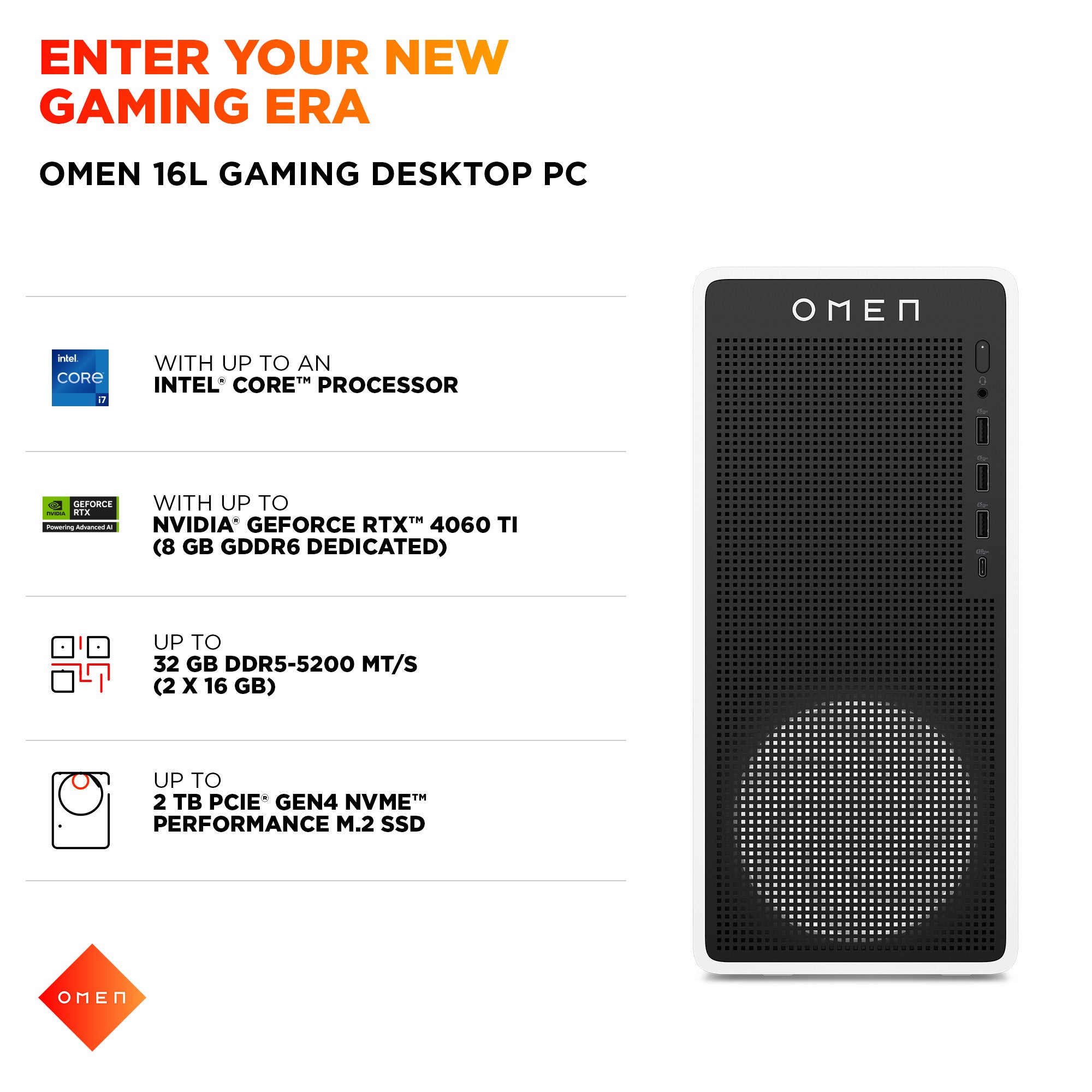 OMEN 16L Gaming Desktop PC TG03-0055t PC - 08