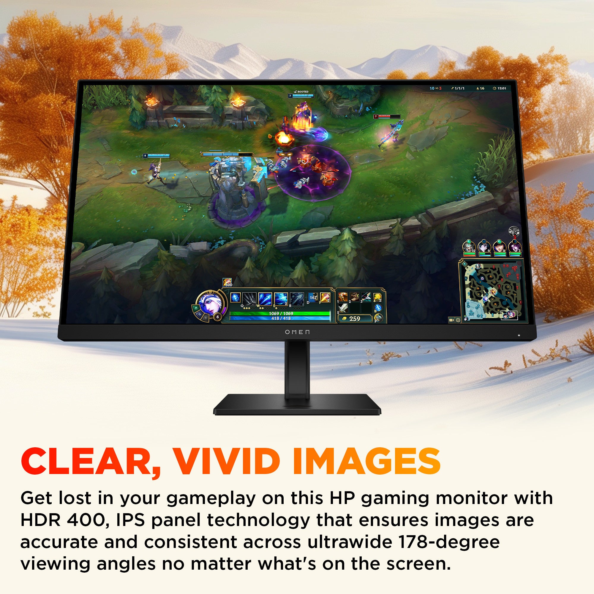 OMEN 27 inch FHD 180Hz Gaming Monitor - OMEN 27 G2