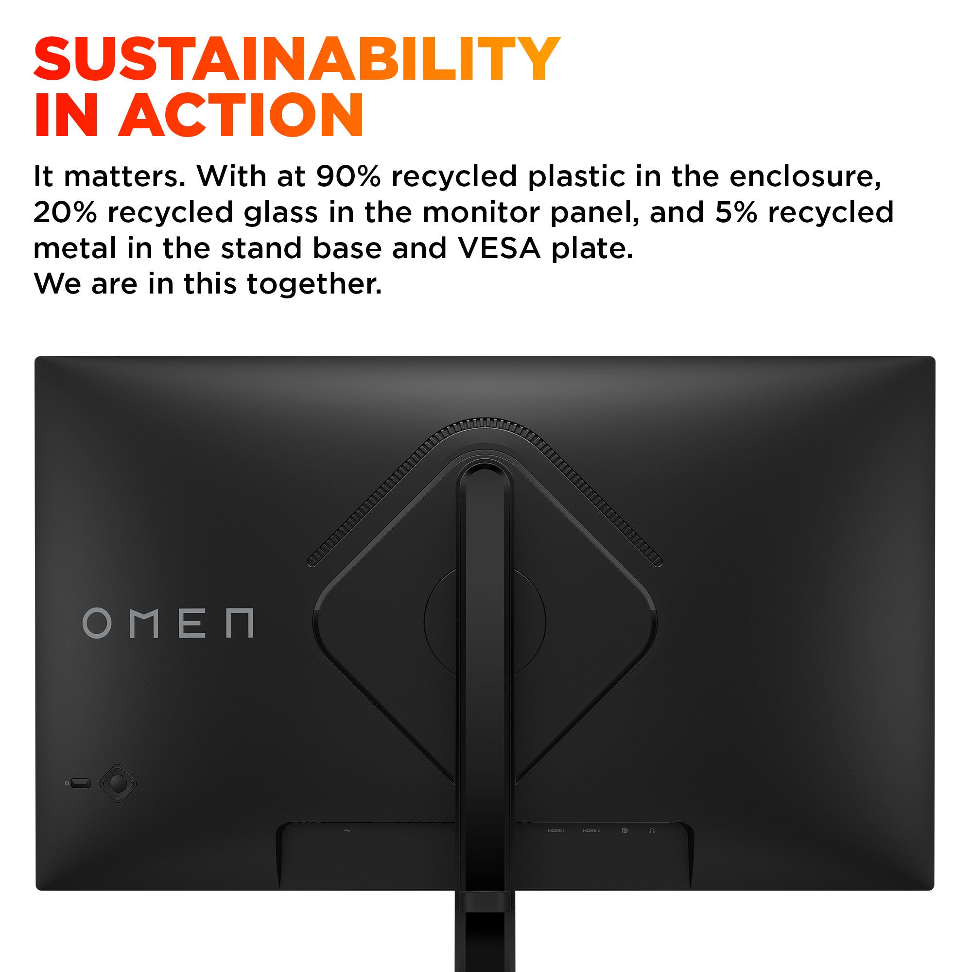OMEN 27 inch FHD 180Hz Gaming Monitor - OMEN 27 G2