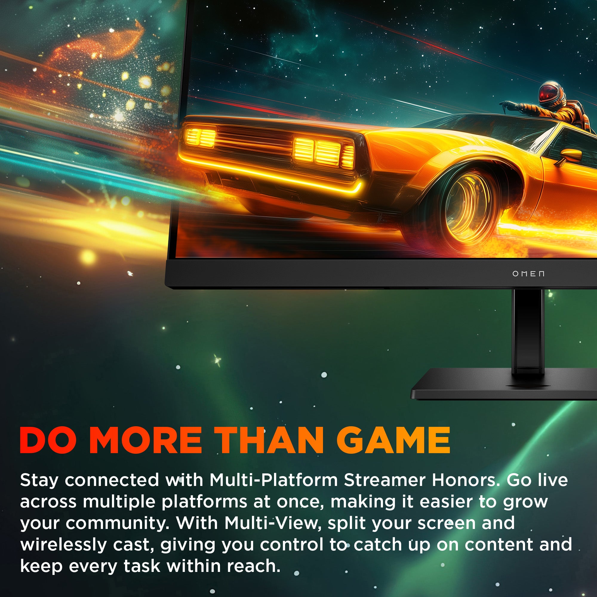 OMEN by HP 31.5 inch UHD 144Hz Smart Gaming Monitor  - OMEN 32x - 04