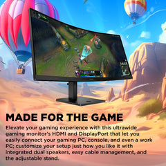 OMEN 34 inch WQHD 180Hz Curved Gaming Monitor - OMEN 34c G2 - 05