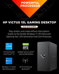 Victus by HP 15L Gaming Desktop TG02-0025m, Windows 11 Home, AMD Ryzen™ 5, 16GB RAM, 512GB SSD, AMD Radeon™ RX 6400