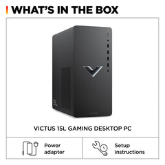 Victus by HP 15L Gaming Desktop TG02-2065t, Windows 11 Home, Intel® Core™ i5, 16GB RAM, 512GB SSD, NVIDIA® GeForce RTX™ 4060